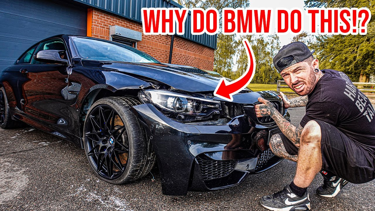 BMW F82 M4 Competition — damaged