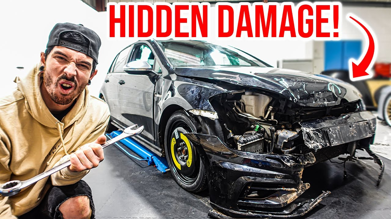 VW Golf R MK7.5 — damaged