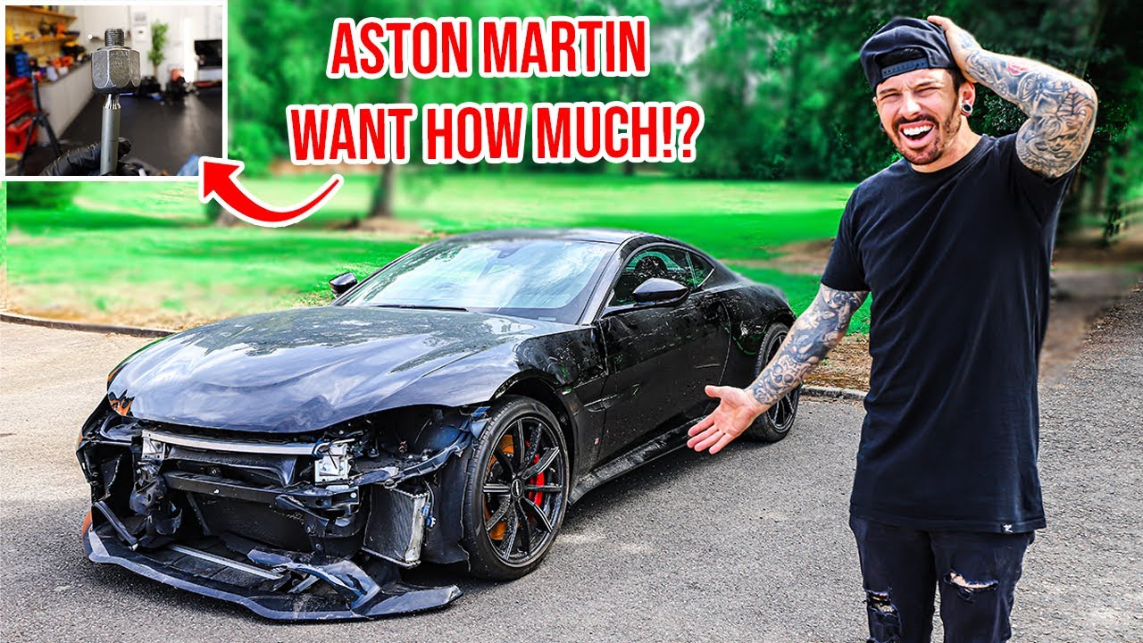 Aston Martin Vantage — damaged