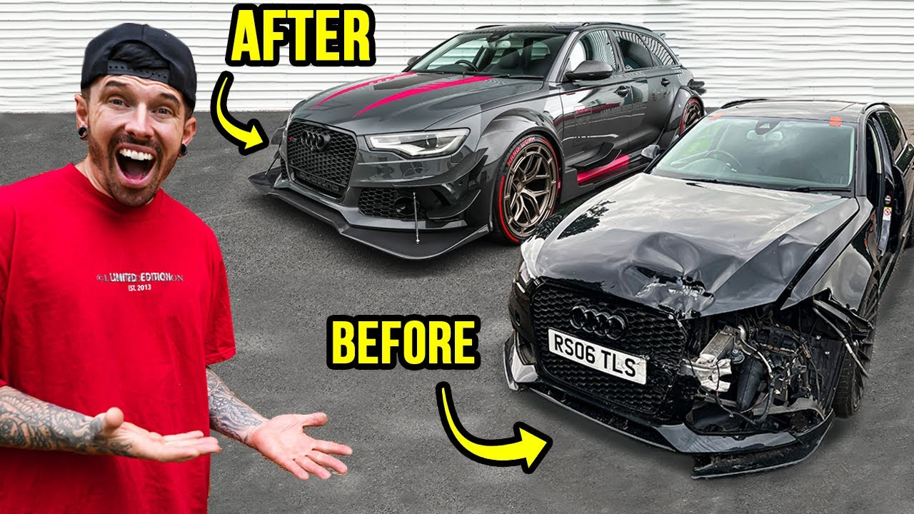 Audi RS6 C7 — damaged