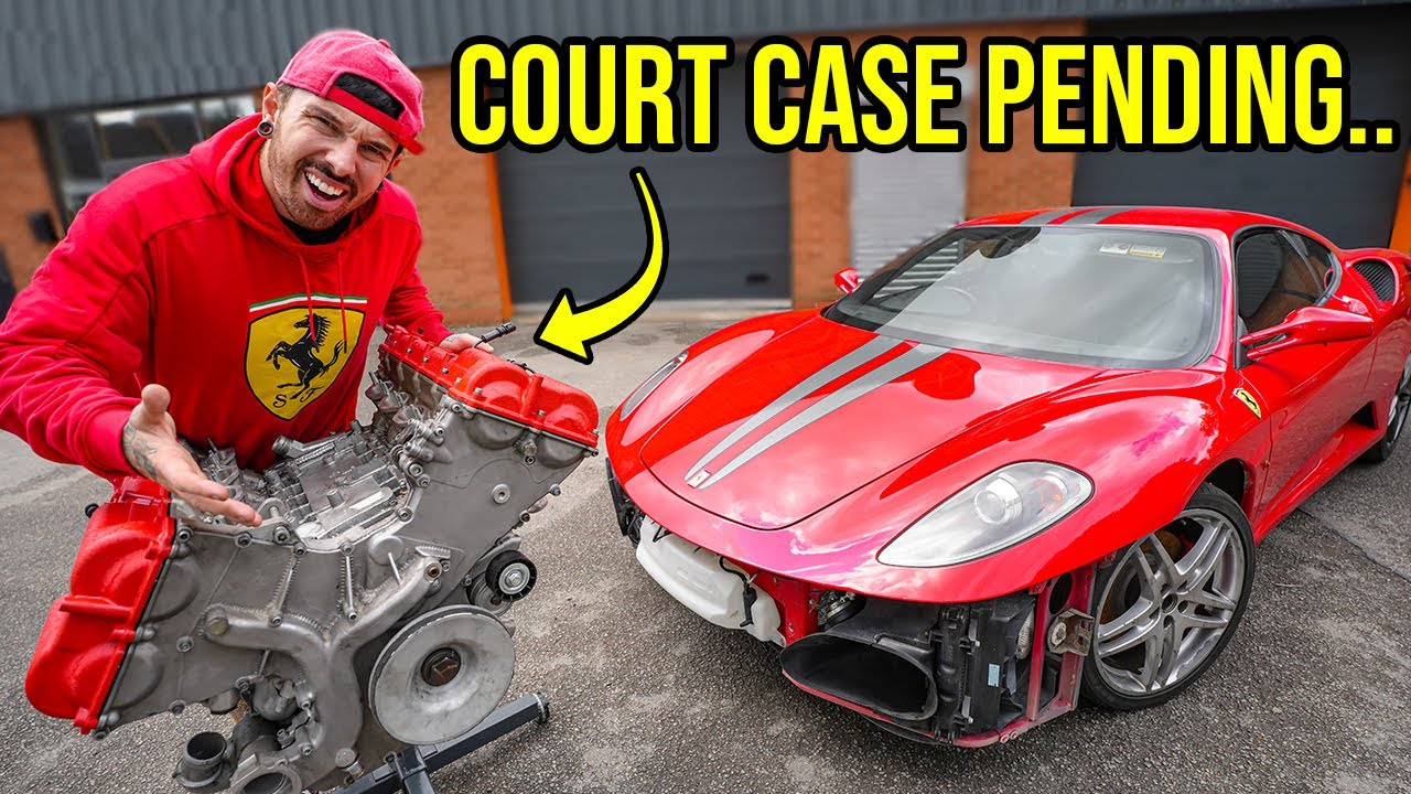 Ferrari F430 — damaged