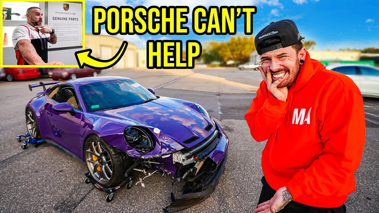 Porsche 911 GT3 (992) — damaged