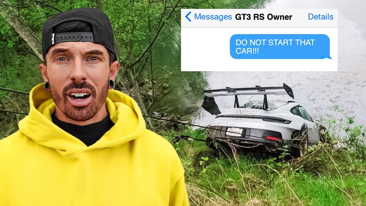 Porsche 911 GT3RS — damaged