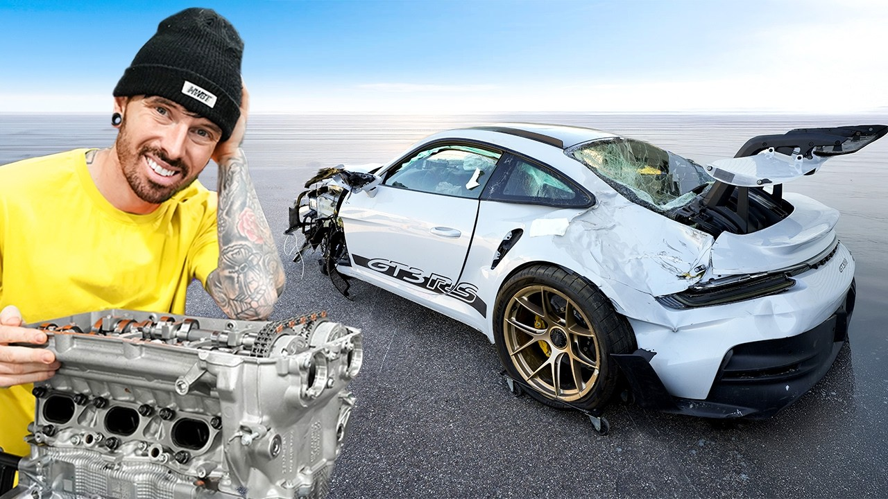 Porsche 911 GT3RS — damaged